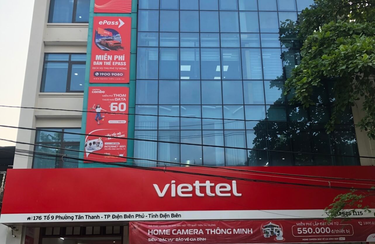 Địa chỉ cửa hàng Viettel Tp Điện Biên Phủ