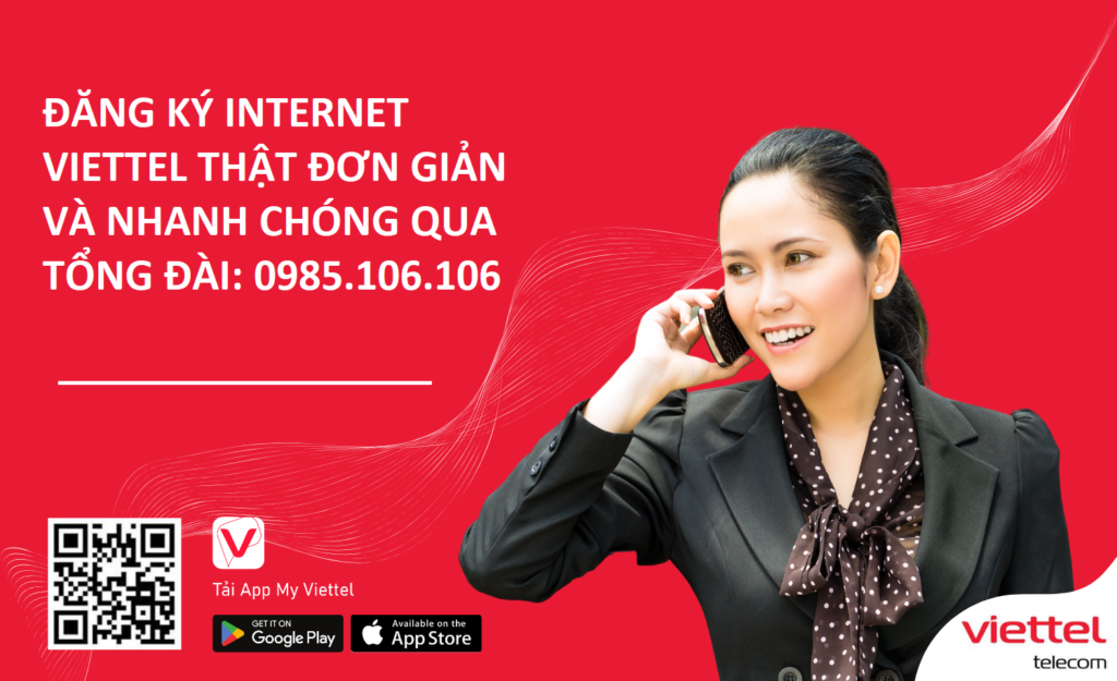 Đăng ký internet Viettel đơn giản.