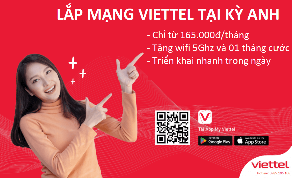 Lắp mạng viettel tại Kỳ Anh