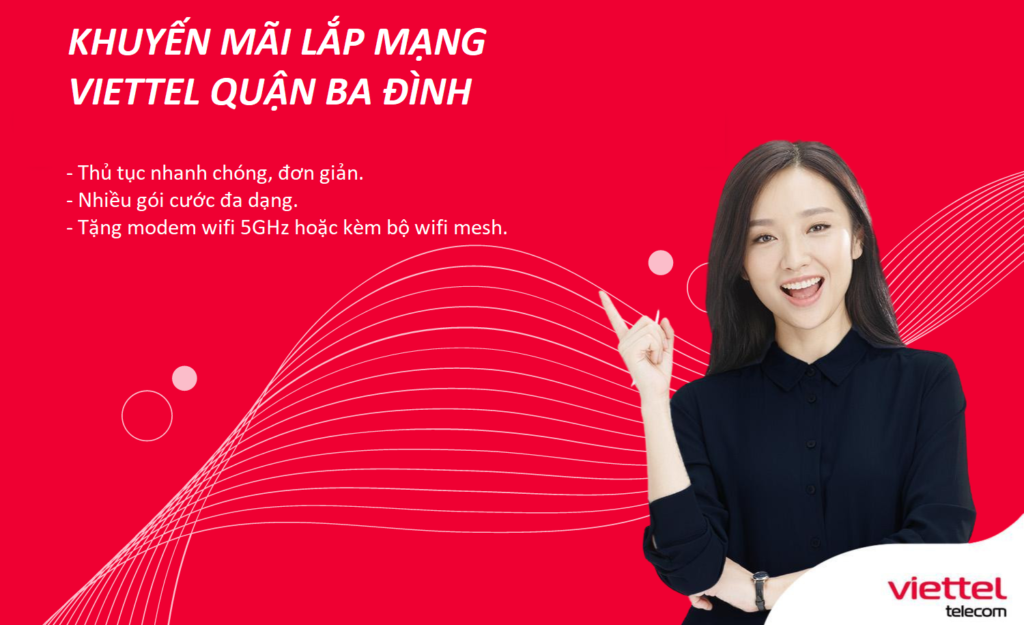 Lắp internet Viettel Ba Đình