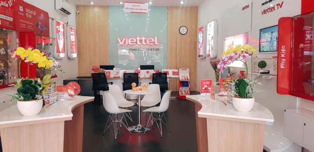 Cửa hàng Viettel tại Hà Tĩnh