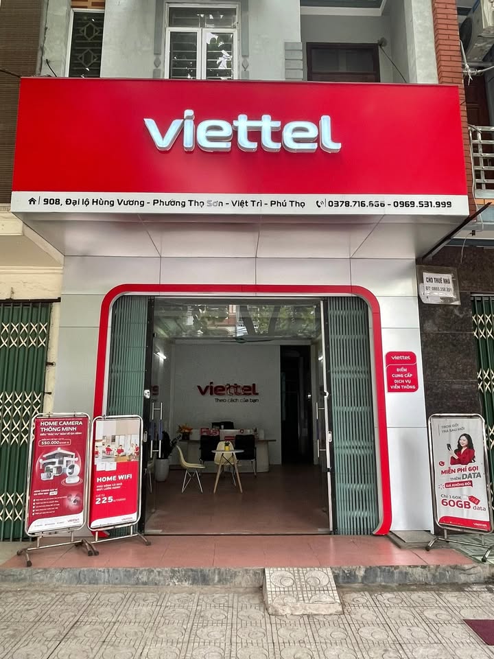 Lắp mạng Viettel thành phố Việt Trì - Cáp quang tốc độ cao, lắp nhanh tận nhà 3 Đại lý chính thức Viettel tại thành phố Việt Trì