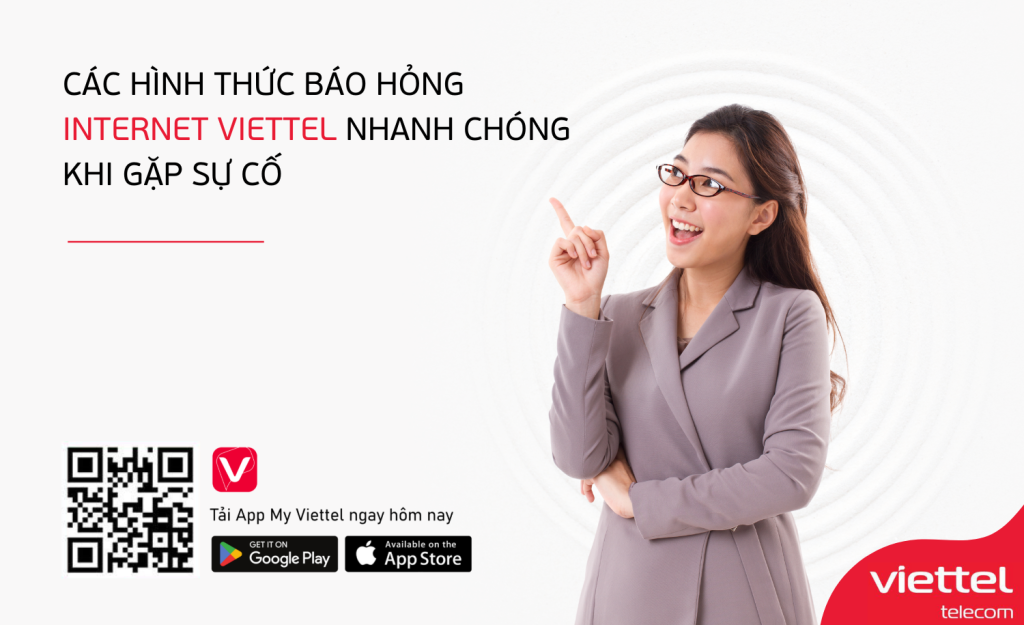 Các hình thức báo hỏng internet Viettel
