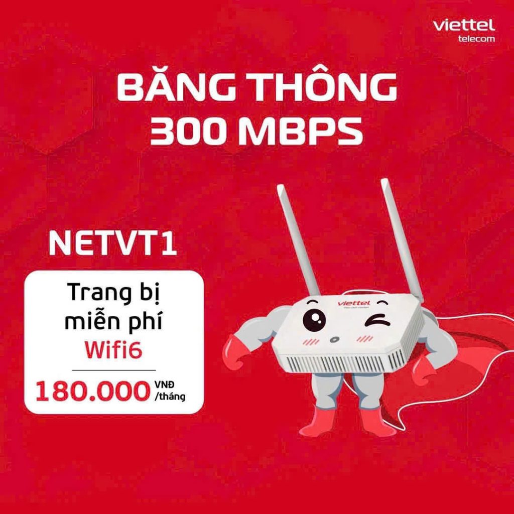 Gói cước NETVT1 Viettel