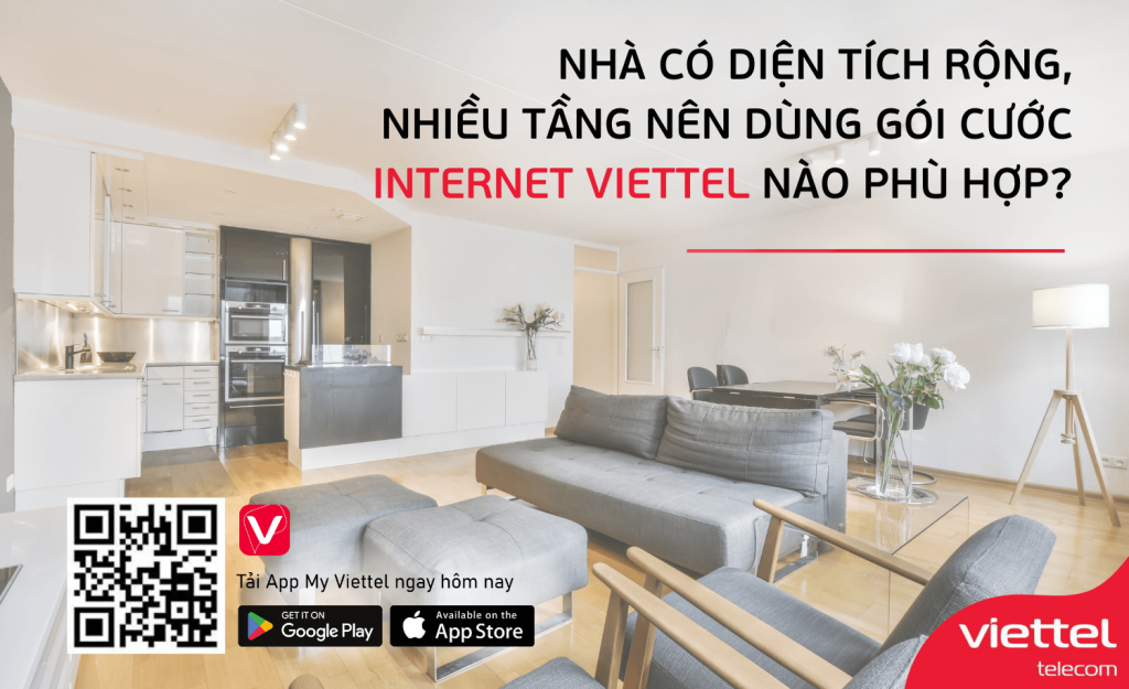 Lắp wifi Viettel cho nhà có diện tích rộng
