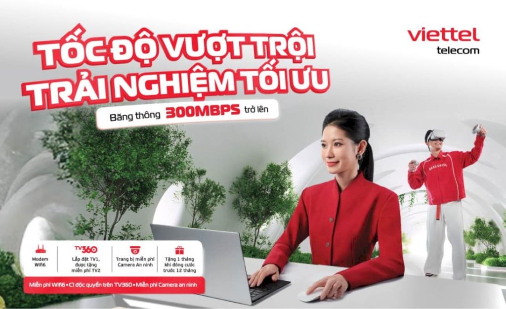 Internet Viettel tối ưu tốc độ nâng tầm trải nghiệm