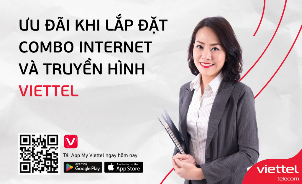Ưu đãi khi lắp combo internet và truyền hình Viettel