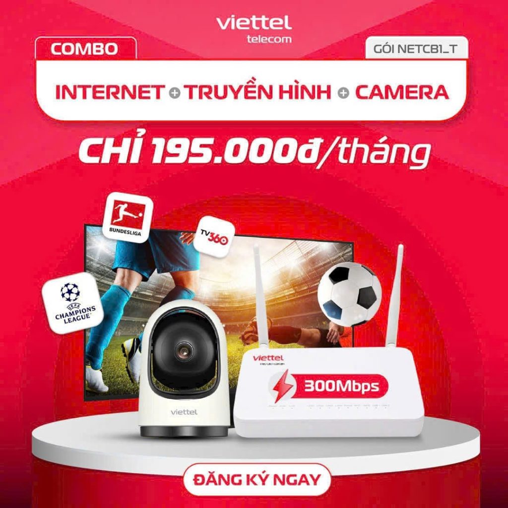 Gói cước wifi Viettel 195k