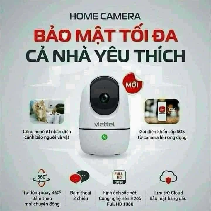 Lắp đặt wifi Viettel Thủy Nguyên, Hải Phòng tốc độ cao, nhiều ưu đãi 3 Lắp mạng Viettel tặng Camera